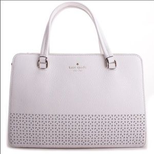 Kate Spade White Lise Wakefield Crossbody Purse